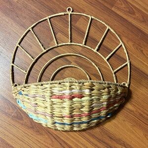 Target Woven Wall Basket with Colorful Accents